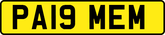PA19MEM