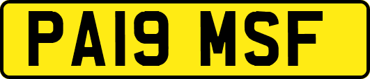 PA19MSF