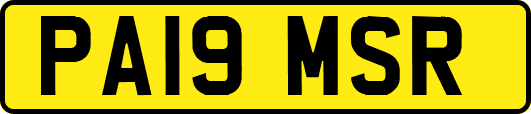 PA19MSR
