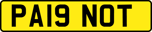 PA19NOT