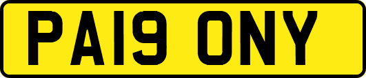 PA19ONY