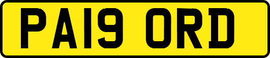 PA19ORD