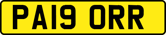PA19ORR