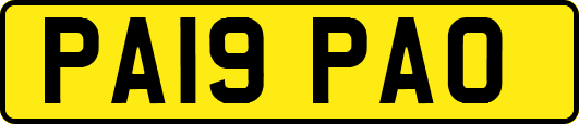 PA19PAO