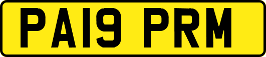 PA19PRM