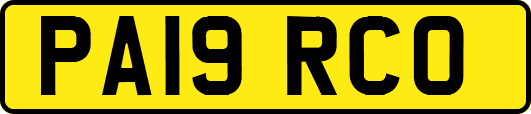 PA19RCO