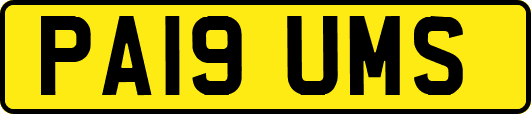 PA19UMS