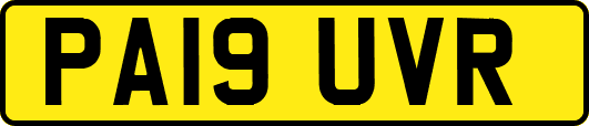 PA19UVR