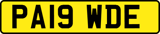 PA19WDE