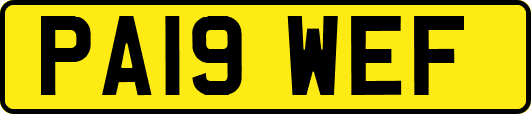 PA19WEF