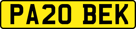 PA20BEK