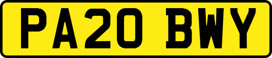 PA20BWY