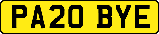 PA20BYE