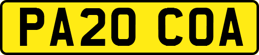 PA20COA