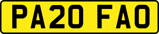 PA20FAO