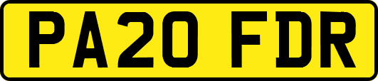 PA20FDR