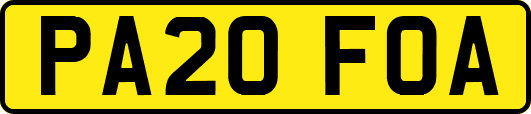 PA20FOA