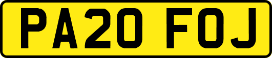 PA20FOJ