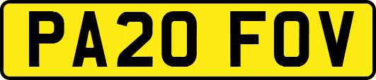 PA20FOV