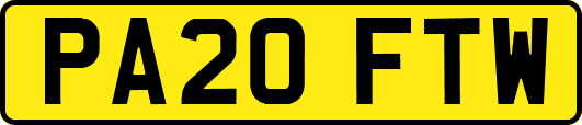 PA20FTW