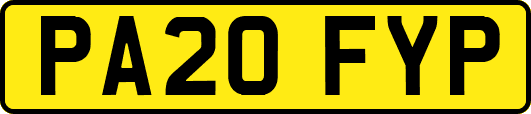 PA20FYP