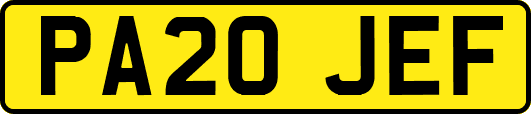 PA20JEF
