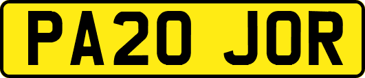 PA20JOR