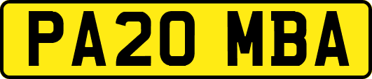 PA20MBA