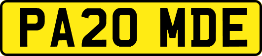 PA20MDE