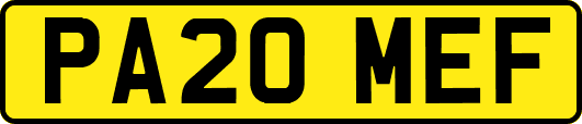 PA20MEF