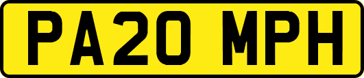 PA20MPH