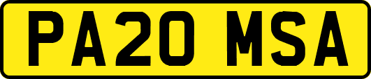 PA20MSA