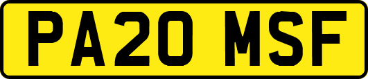 PA20MSF