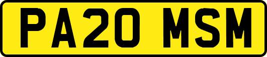 PA20MSM