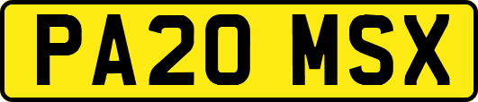 PA20MSX