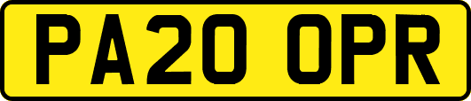 PA20OPR