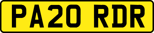 PA20RDR