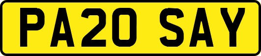PA20SAY