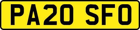 PA20SFO