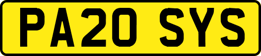 PA20SYS