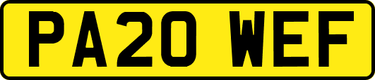 PA20WEF