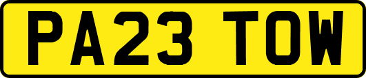 PA23TOW