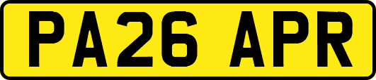 PA26APR