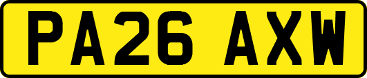 PA26AXW