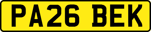 PA26BEK