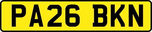 PA26BKN