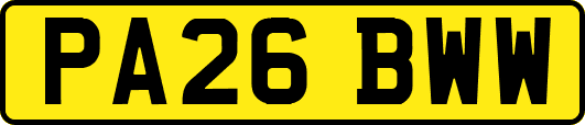 PA26BWW