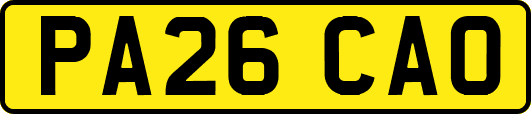 PA26CAO