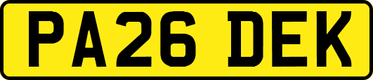 PA26DEK