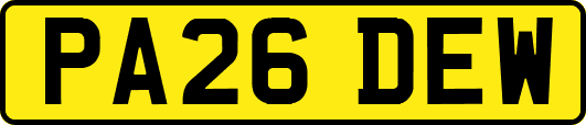 PA26DEW
